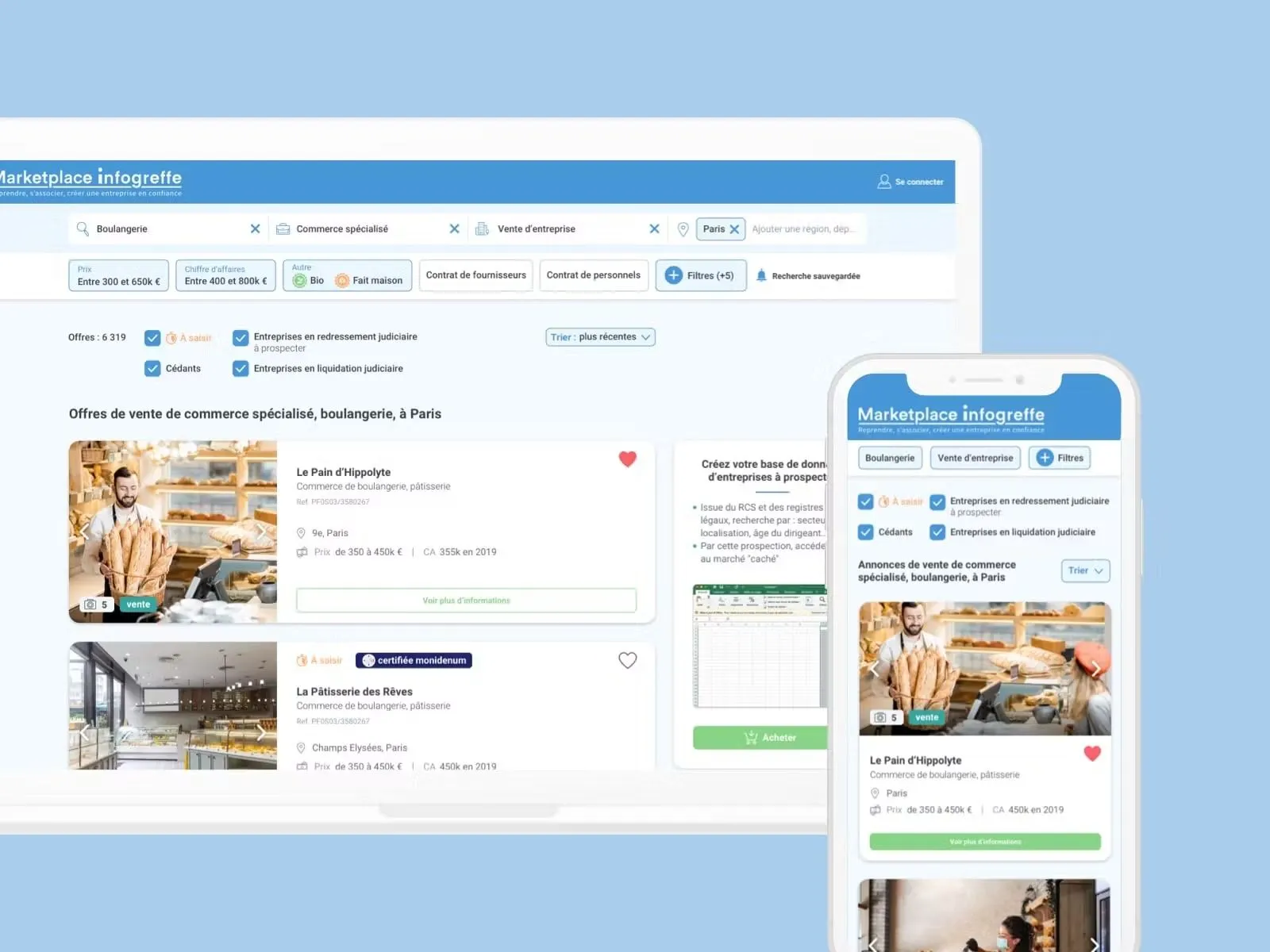 Marketplace Infogreffe